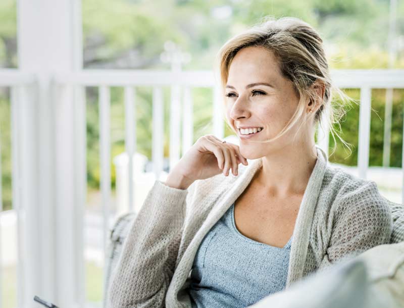 Woman Smiling